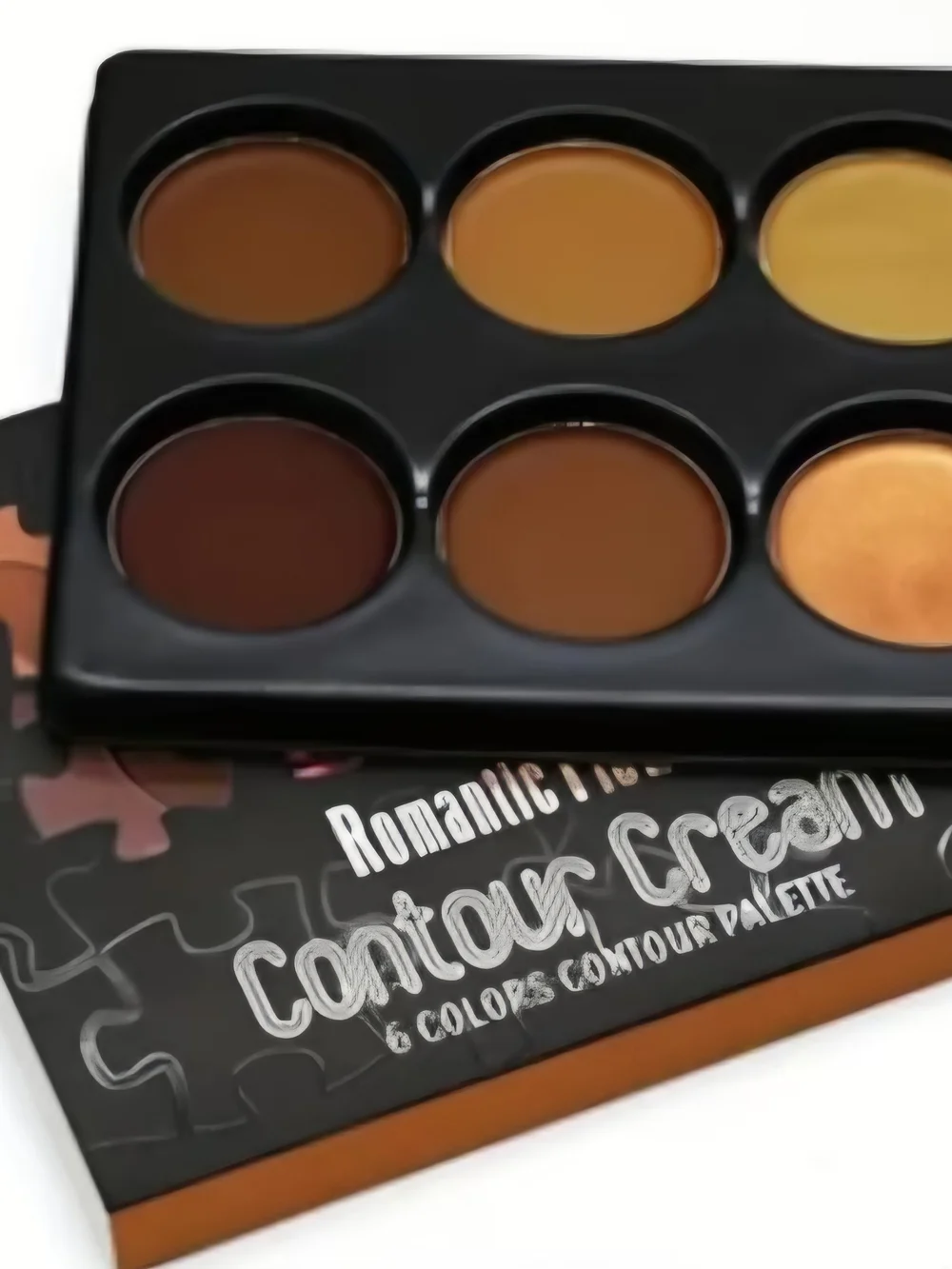 Romantic Flower Contour Cream 6-Color Cream Contour Palette - NIB
